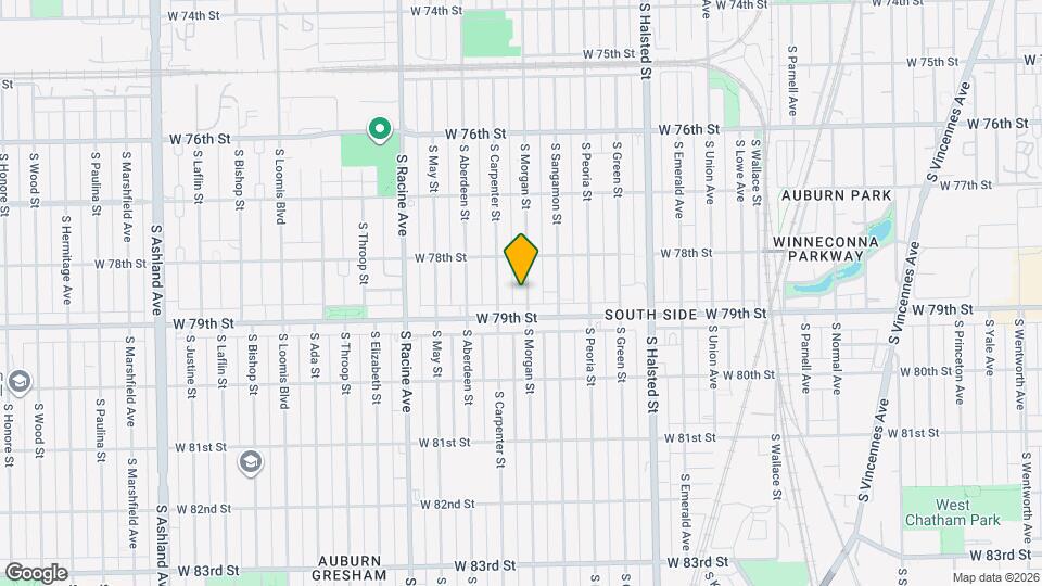 7830 S Morgan St Mapa y Detalles de la Ubicación