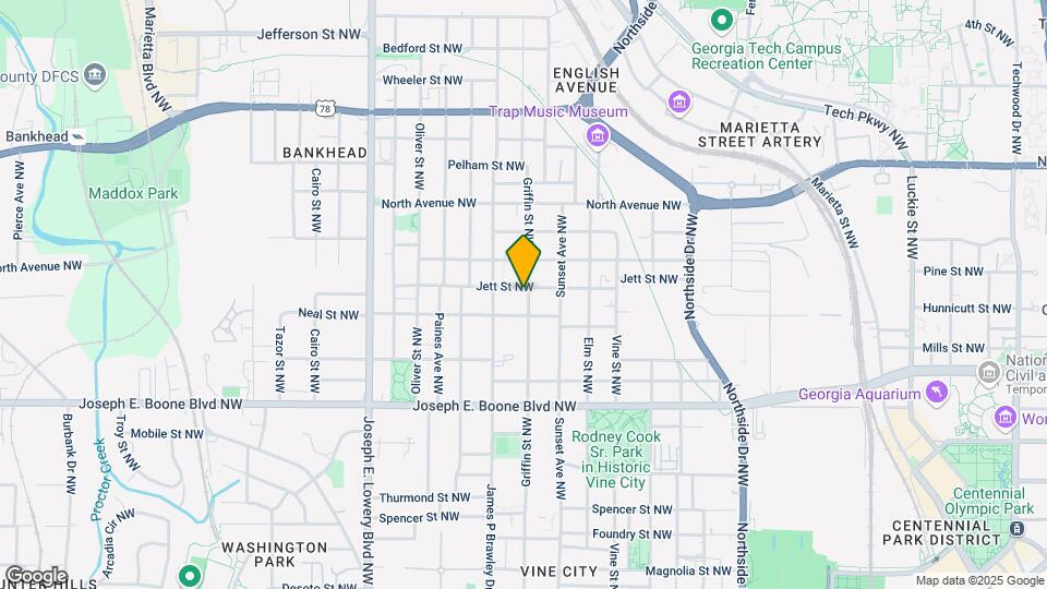 456 Griffin St NW Map and Location Details