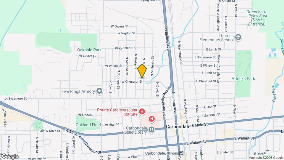 700 N Carico St Map and Location Details