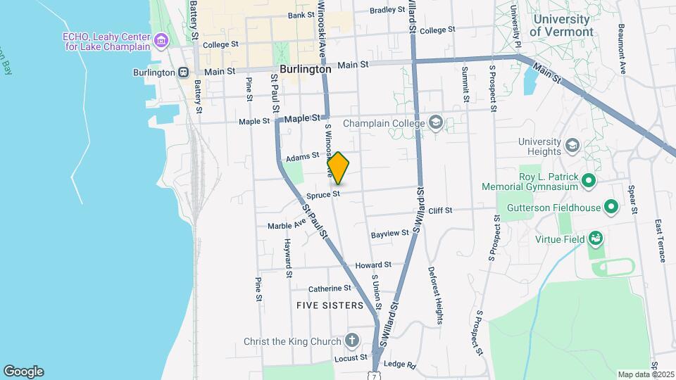 60 Spruce St Map and Location Details