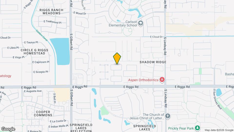 3541 E Aquarius Pl. Map and Location Details