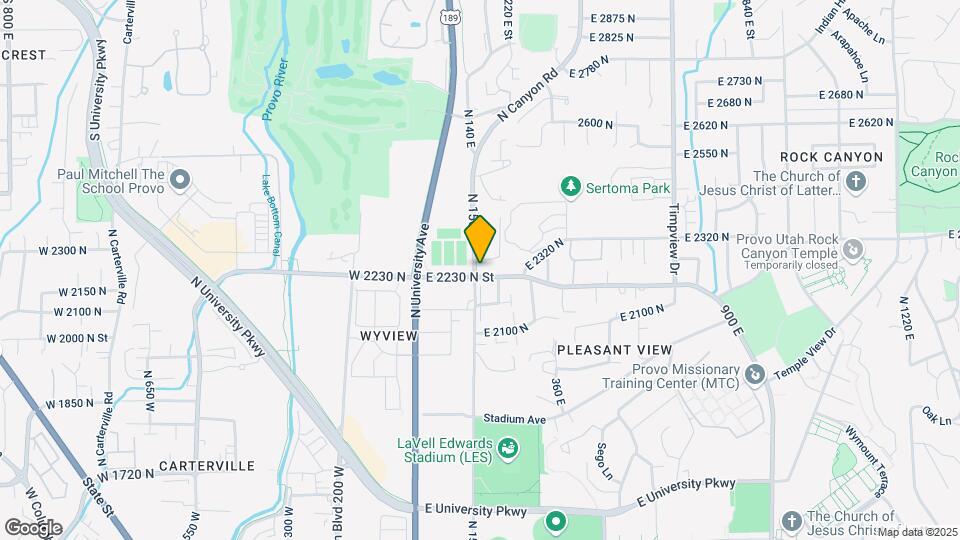 2244 N Canyon Rd Map and Location Details