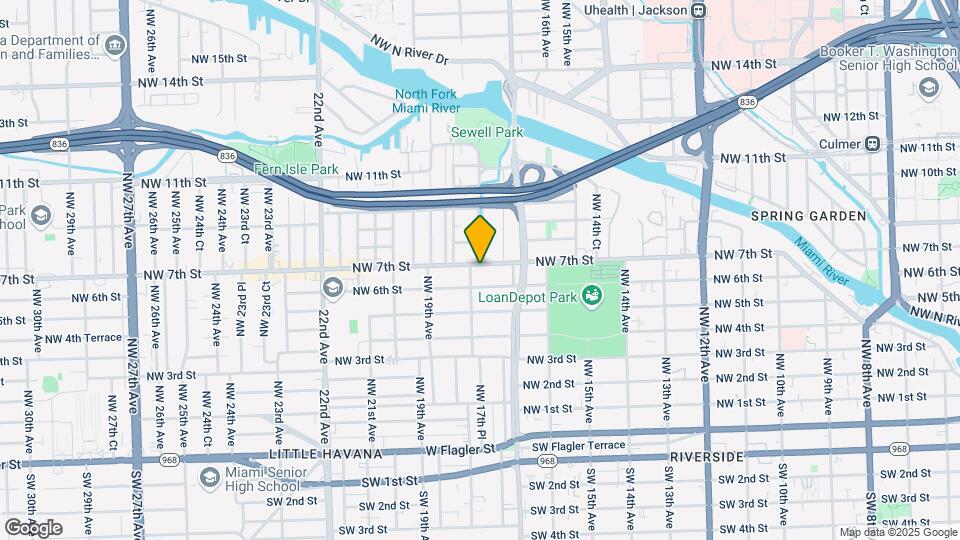1760 NW 7th St Mapa y Detalles de la Ubicación