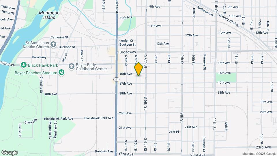 1714 S 5th St Mapa y Detalles de la Ubicación