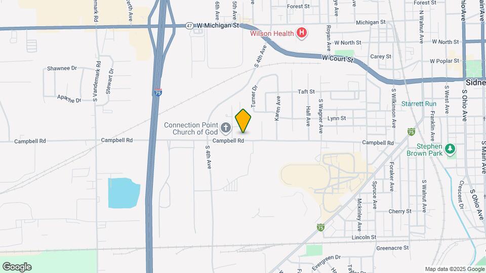 1372 Campbell Rd Map and Location Details