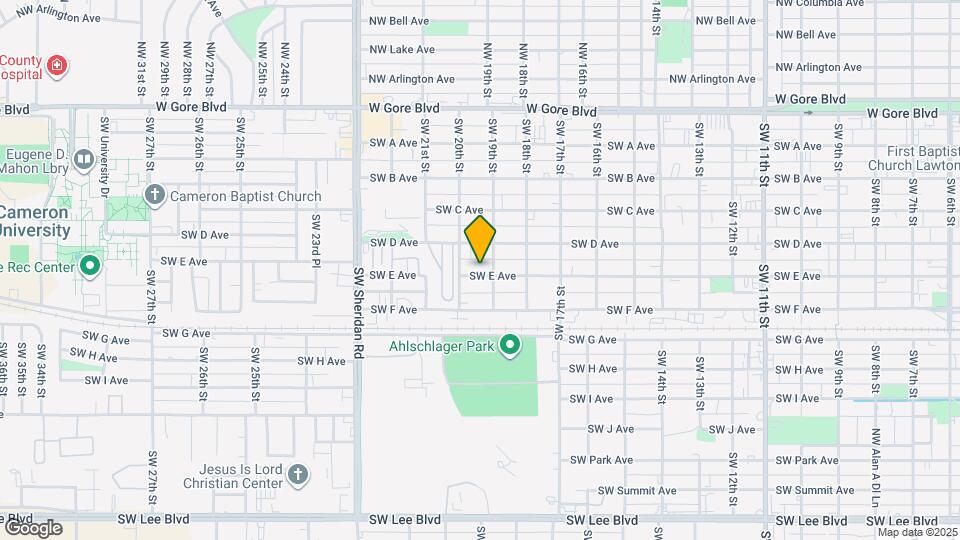 1905 SW E Ave, Unit B Map and Location Details