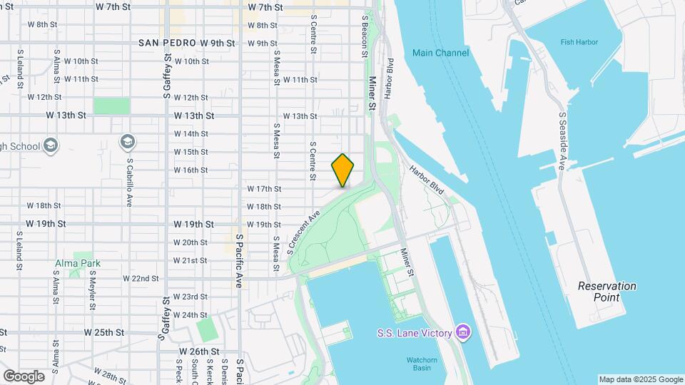 1701 S Crescent Ave Map and Location Details