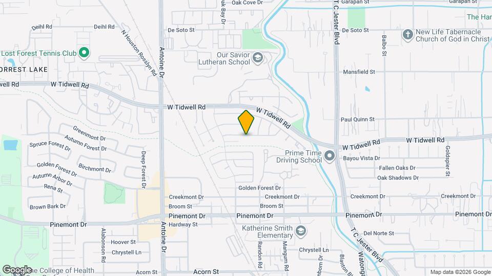 5019 Oak Shadows Dr Map and Location Details