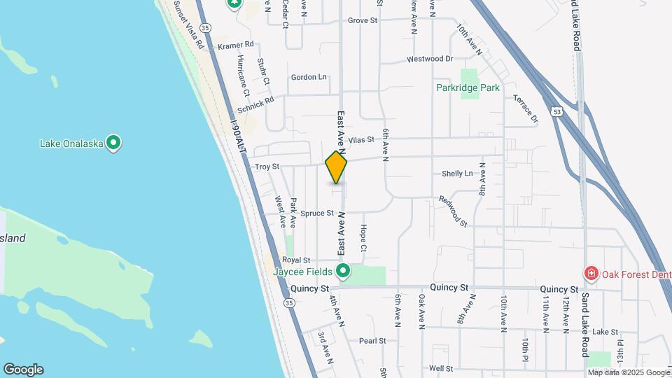 929 East Ave N, Unit Apartment 4 Mapa y Detalles de la Ubicación