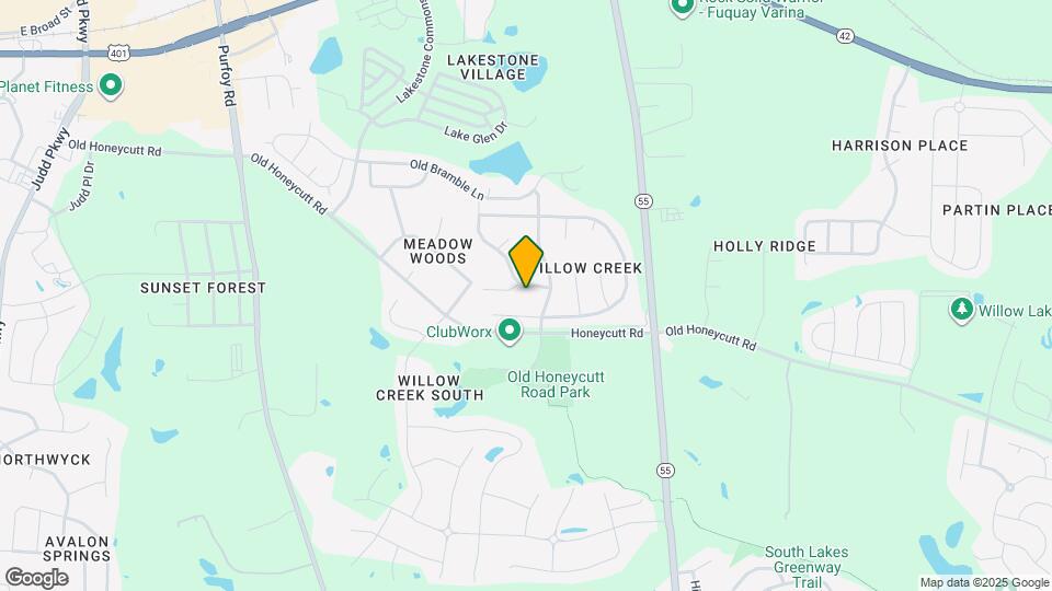 205 N Fuquay Springs Ave Map and Location Details