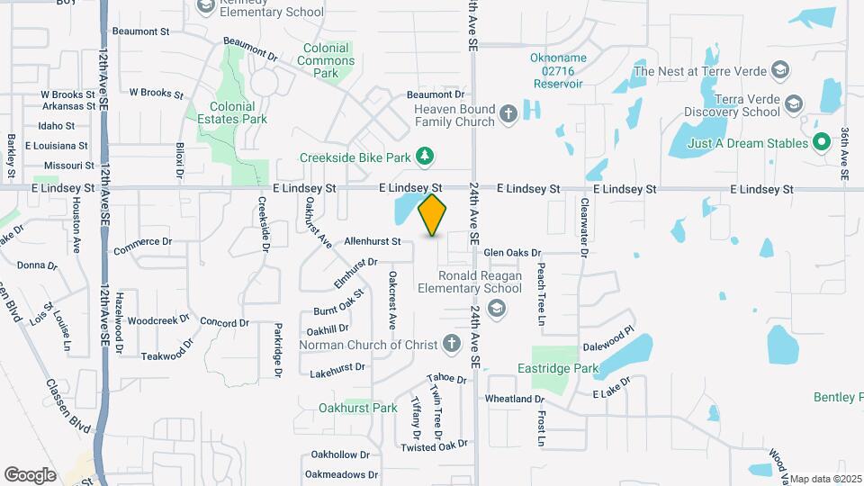 1308 Glen Oaks Ct Map and Location Details
