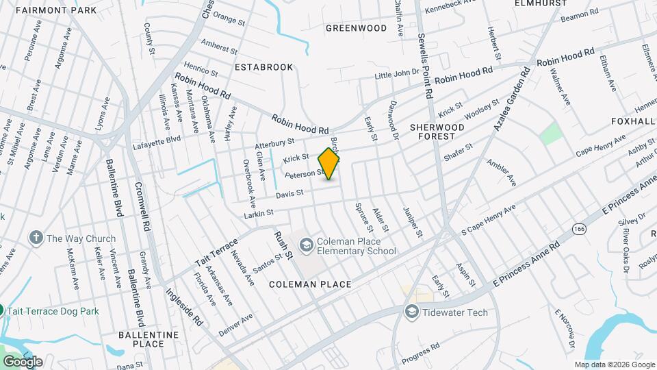 3920 Davis St Map and Location Details