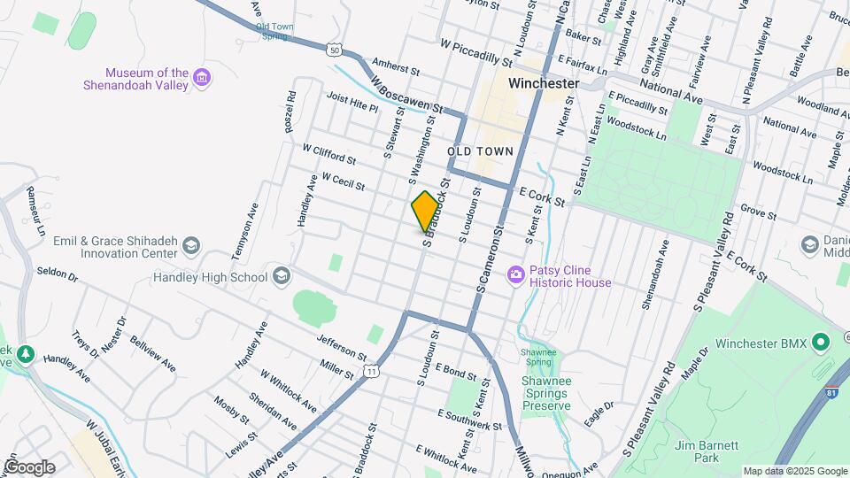 515 S Braddock St Map and Location Details