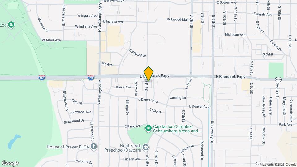 1017 S 3rd St Map and Location Details