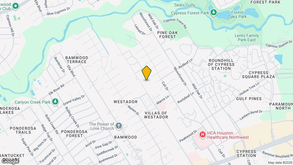 819 Red Oakland Dr Map and Location Details