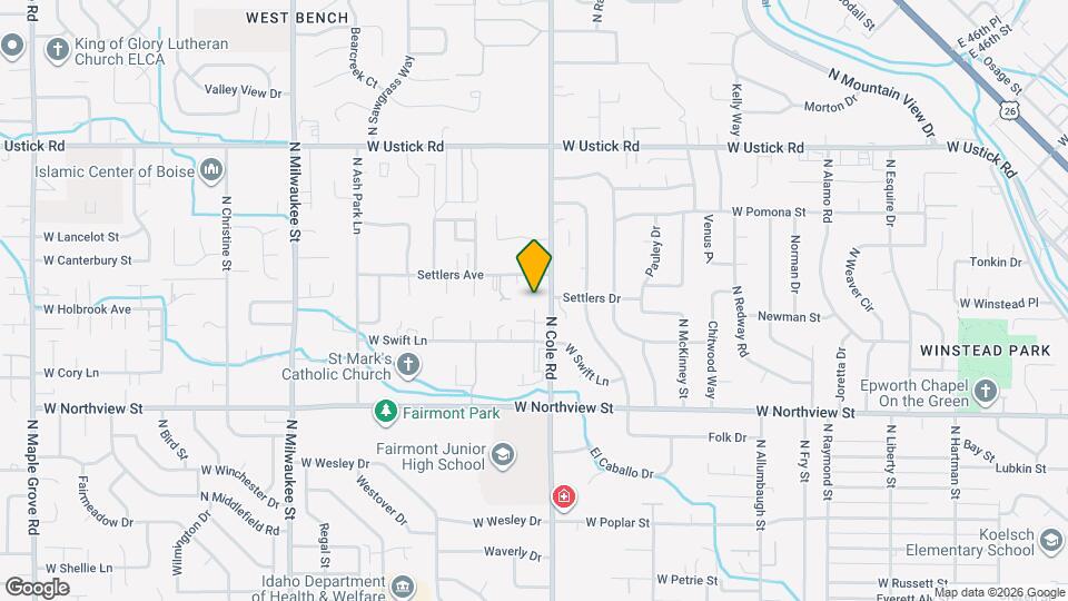 2709 N Cole Rd Map and Location Details