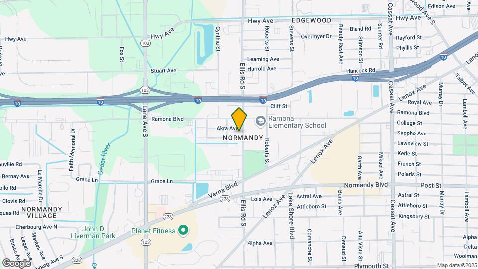 5615 Atlee Ave Map and Location Details