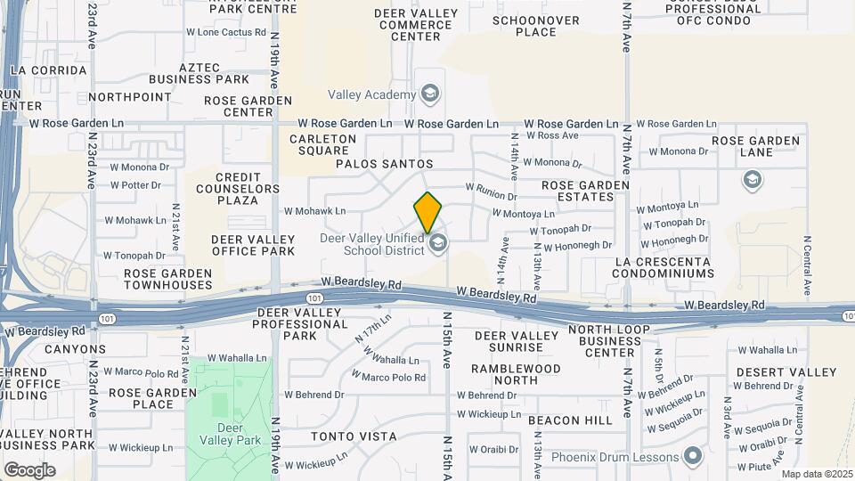 1515 W Yukon Dr Mapa y Detalles de la Ubicación