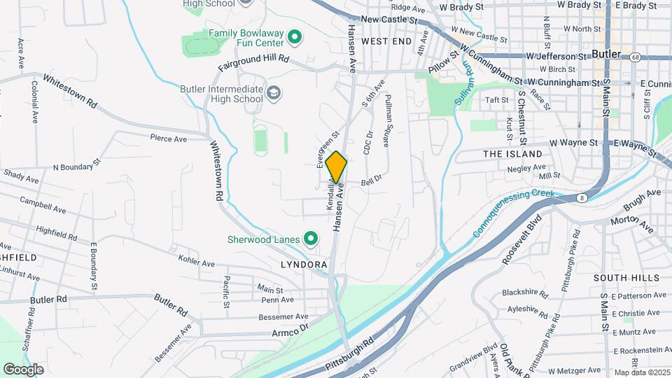 570 Hansen Ave Map and Location Details