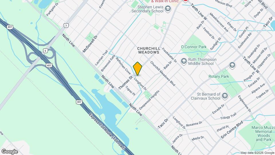 5645 Longford Dr Map and Location Details