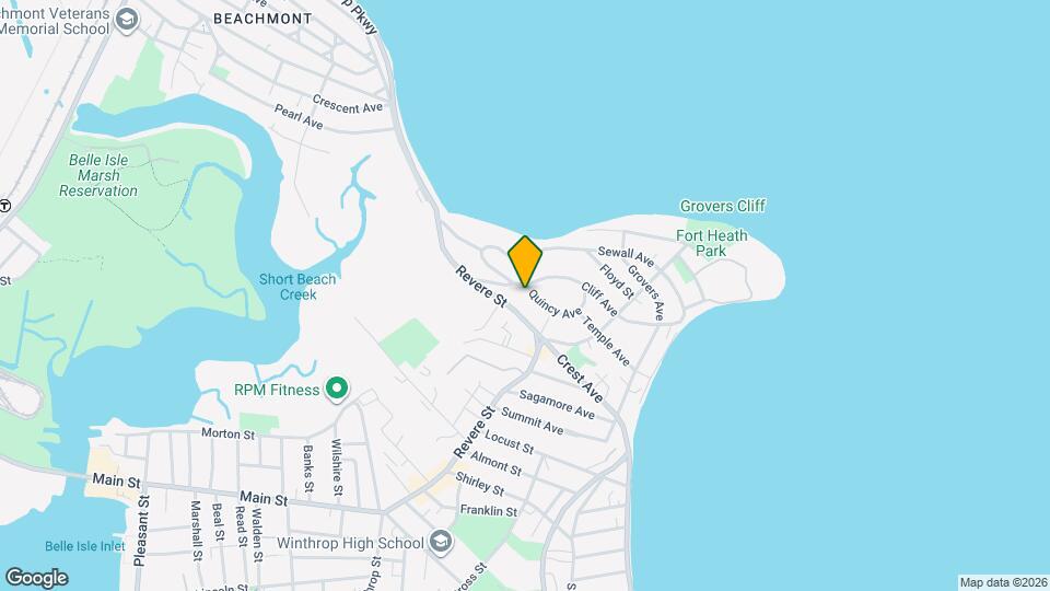 100 Quincy Ave Map and Location Details