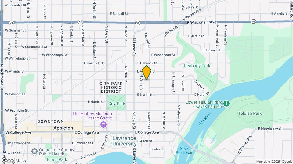 543 N Meade St, Unit 1 Upper Map and Location Details