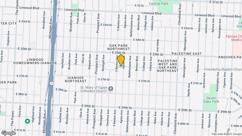 3600 Agnes Ave Map and Location Details