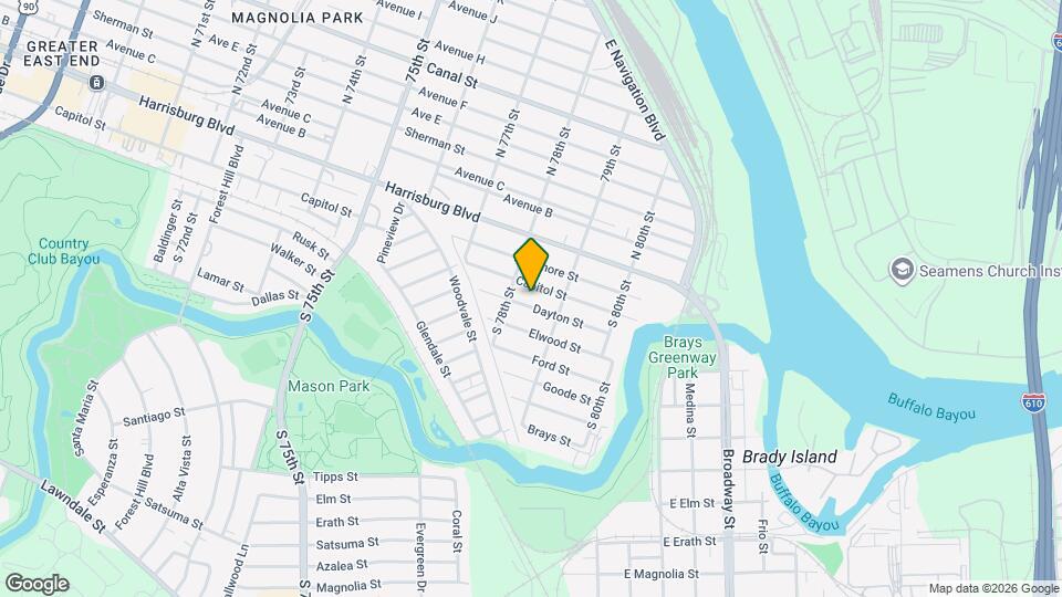 7815 Dayton St Map and Location Details