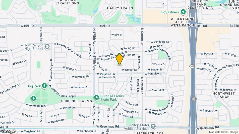 16346 N 172nd Ln Map and Location Details
