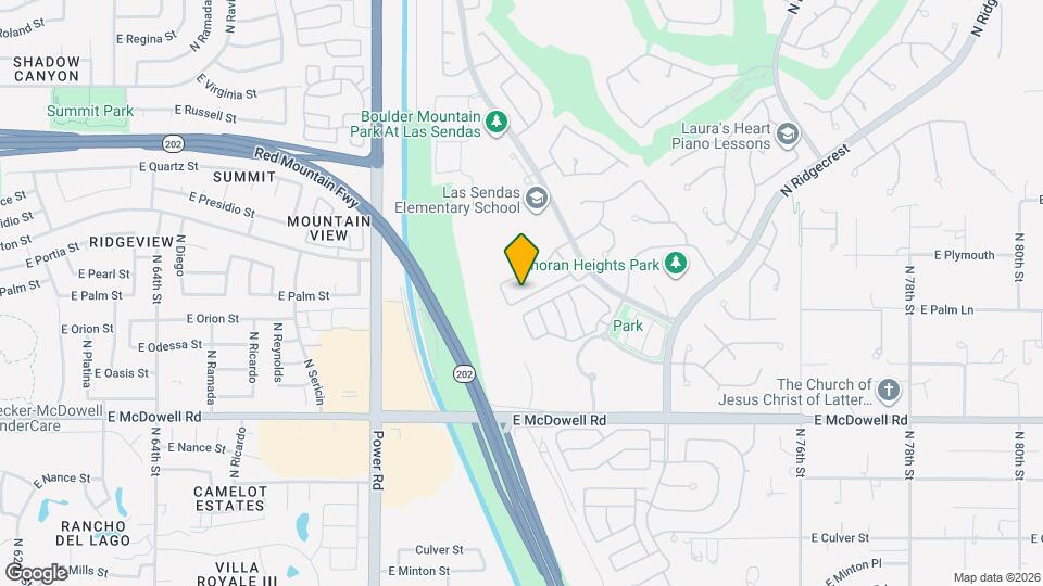 6850 E Pearl St Map and Location Details