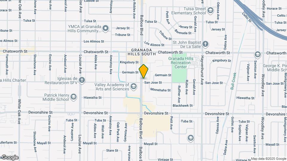 16959 San Jose St Map and Location Details