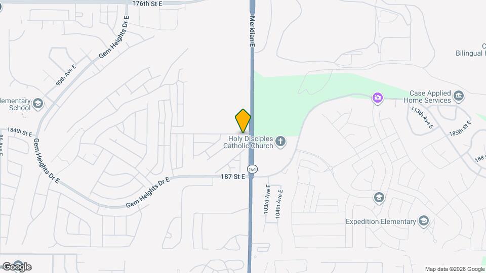 10110 184th St E Map and Location Details