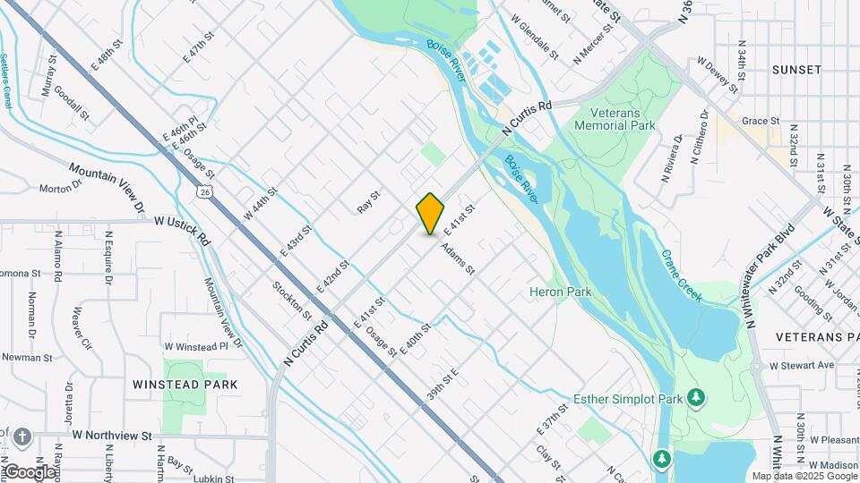 4105 N Adams St Map and Location Details