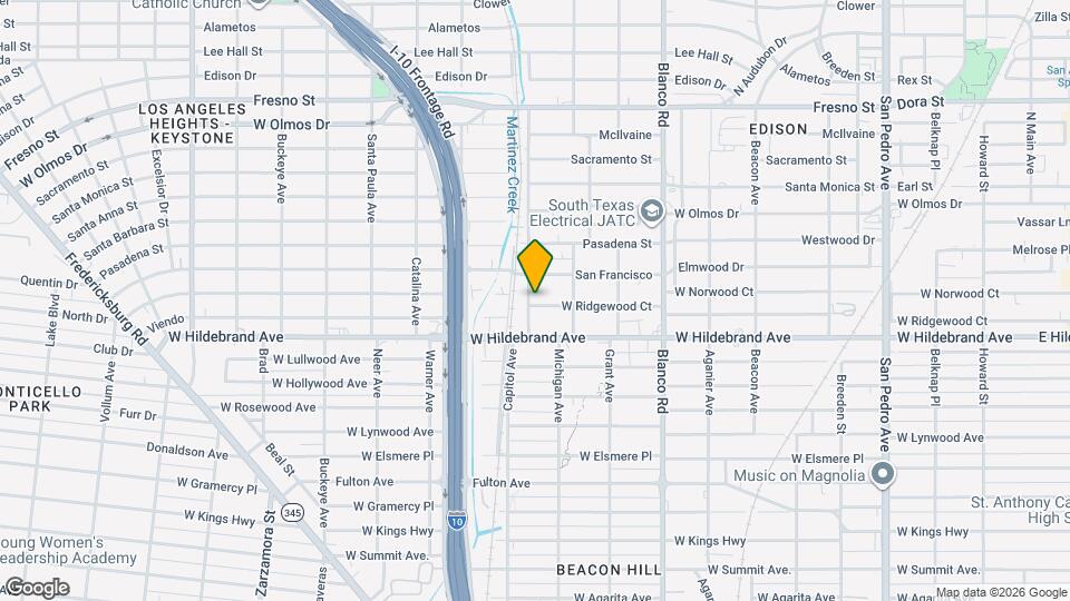 1135 W Ridgewood Ct Map and Location Details