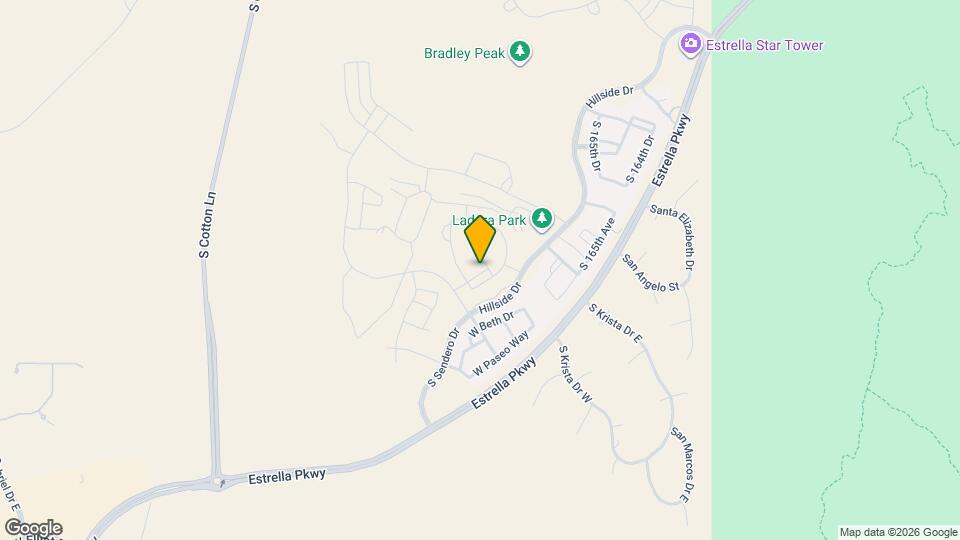 16792 W Gwen St Map and Location Details