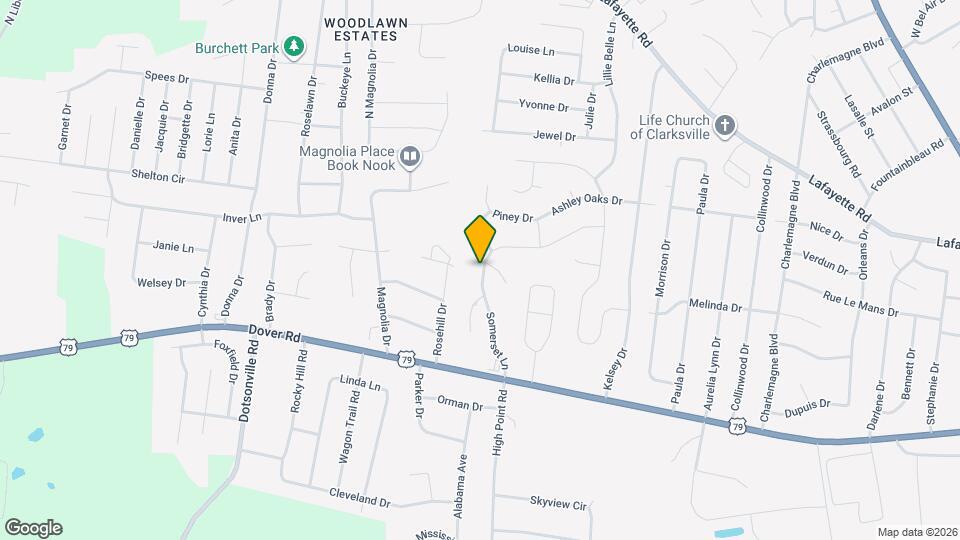 534 Somerset Ln Map and Location Details