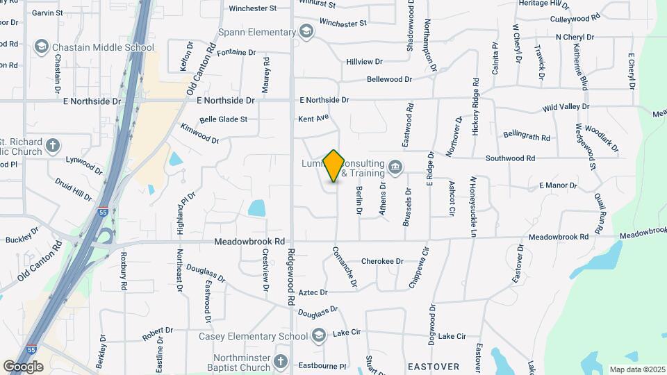 4309 Forest Park Dr Map and Location Details
