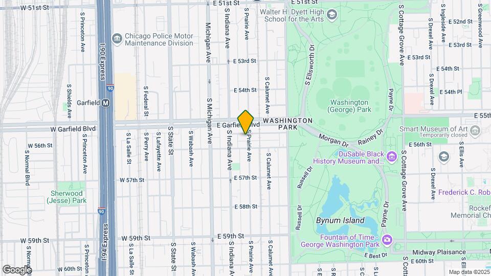 5520 S Prairie Ave Map and Location Details