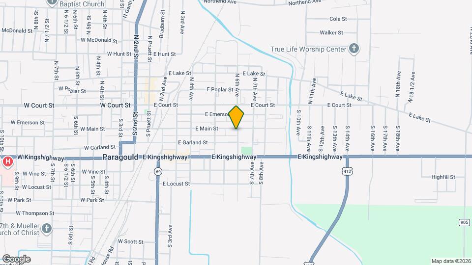 530 E Main St, Unit Apt. 1 Map and Location Details