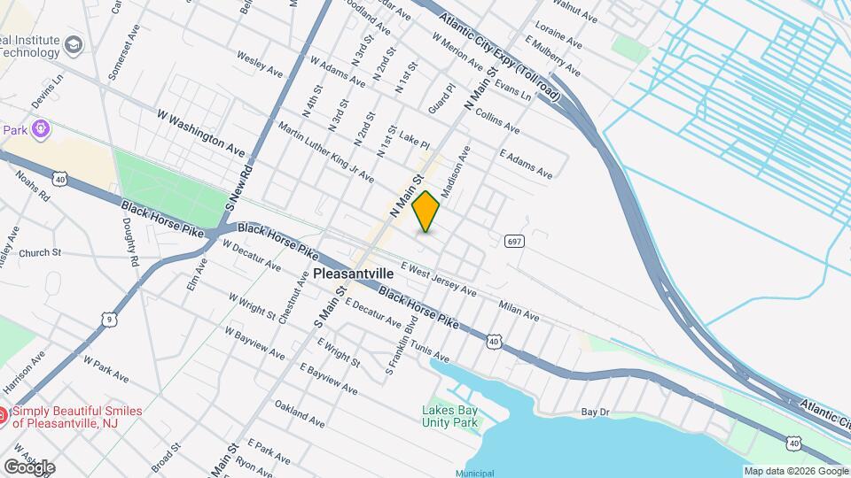 52 E Washington Ave Map and Location Details