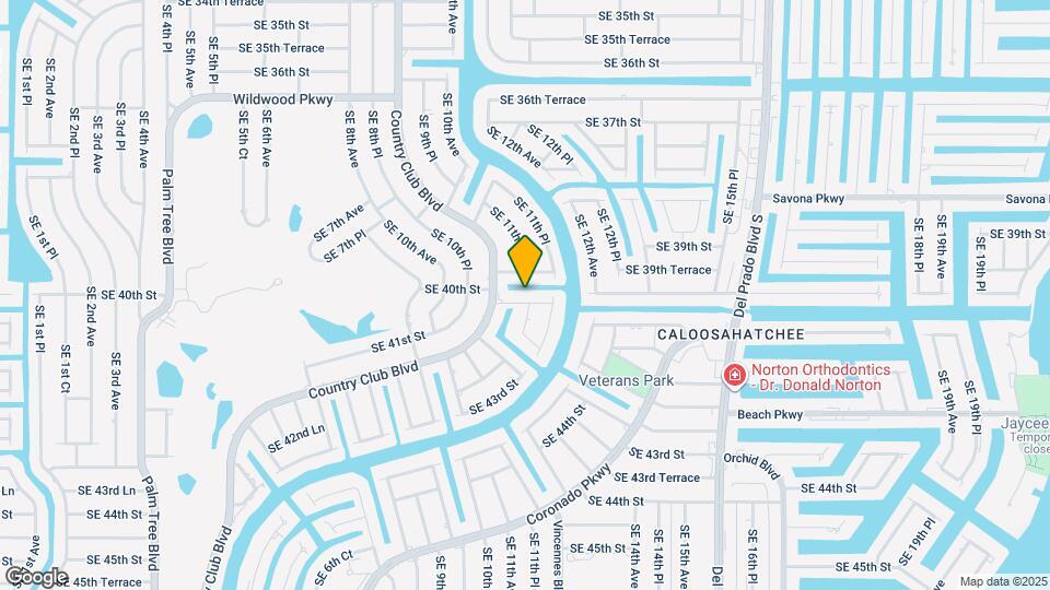 1019 SE 40th St Map and Location Details