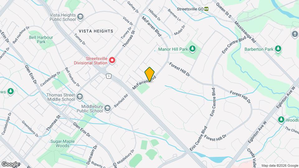 5293 McFarren Blvd Map and Location Details