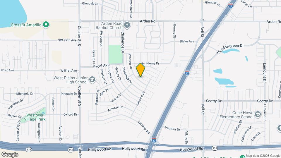 8211 Prosper Dr Map and Location Details