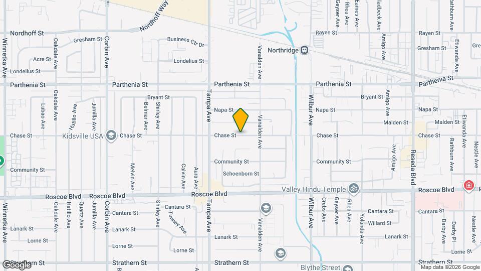 19146 Chase St Mapa y Detalles de la Ubicación