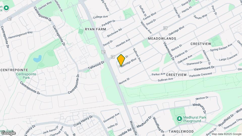 176 Oakridge Blvd Map and Location Details