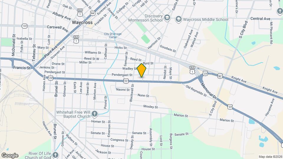 1021 S Georgia Pkwy E Map and Location Details