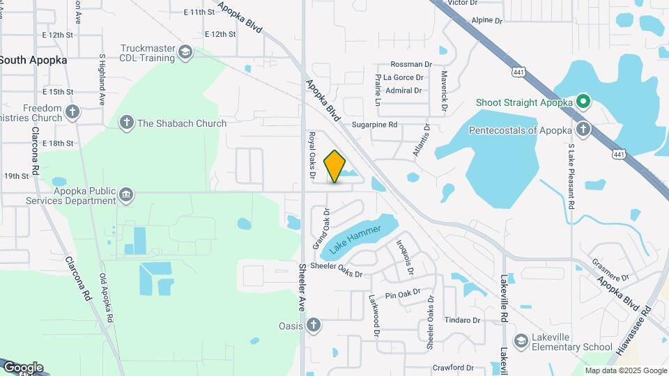 1054 Royal Oaks Dr Mapa y Detalles de la Ubicación