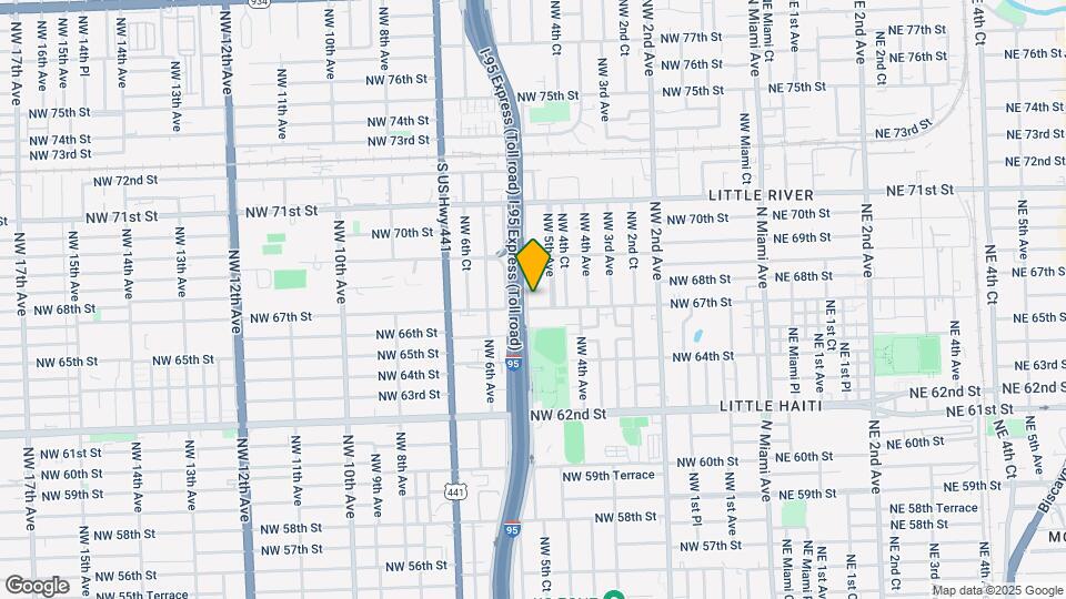 6715 NW 5th Ct Map and Location Details