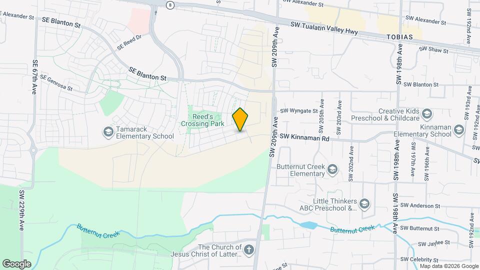 8435 SE Kinnaman St Map and Location Details