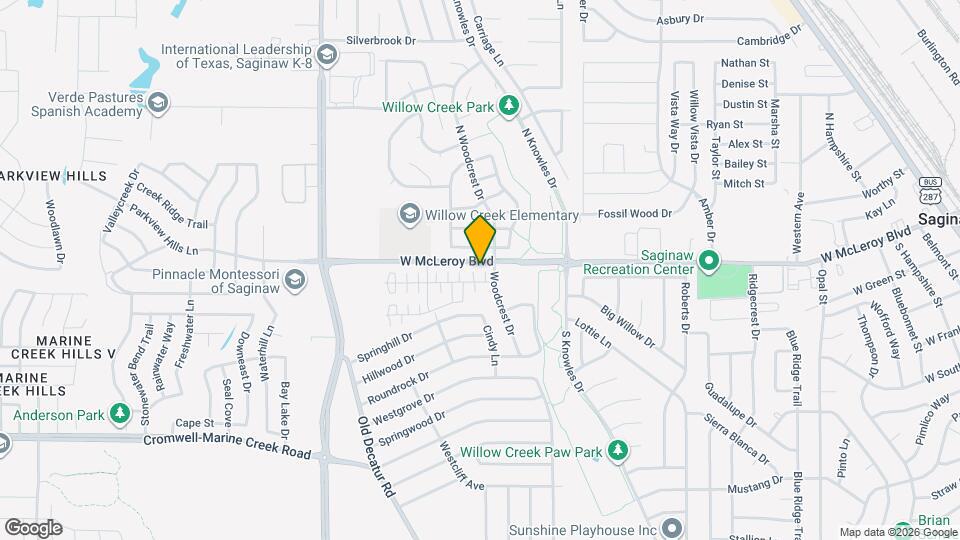 105 Brickhill Ct Map and Location Details
